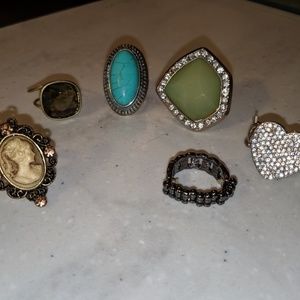 Lot of Adjustable Rings